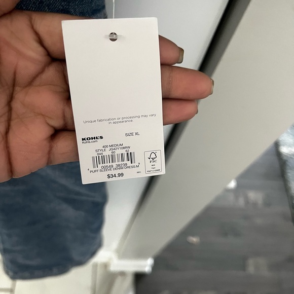 SO Light Blue Denim Dress - Picture 5 of 5